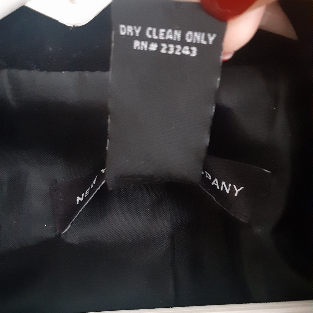 Women's Black Felt Blazer - Picture 9 of 9